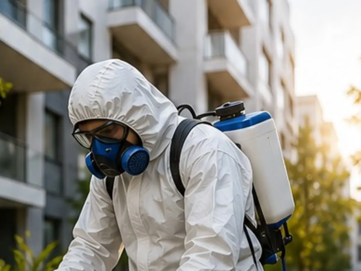 Aplicação técnica de controle ambiental em condomínio